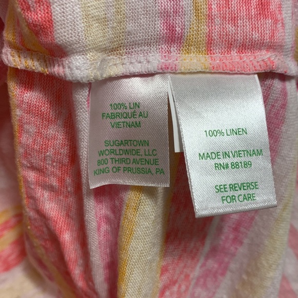 Lilly Pulitzer linen top - Picture 4 of 4